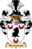 Irish Family Coat of Arms (v.23) for Newcomen (Langford)