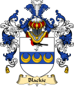 Scottish Family Coat of Arms (v.25) Blackie