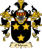 Irish Family Coat of Arms (v.25a) O'Moran or MacMoran