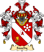 Scottish Family Coat of Arms (v.25) Sauchy