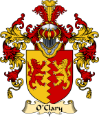 Irish Family Coat of Arms (v.25a) O'Clary