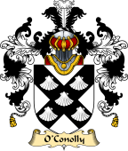 Irish Family Coat of Arms (v.25a) O'Conolly