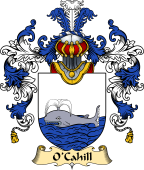 Irish Family Coat of Arms (v.25a) O'Cahill