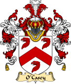 Irish Family Coat of Arms (v.25a) O'Casey