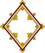 Diamond Shield-Bordure Tressure Flory Ctr Flory