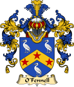 Irish Family Coat of Arms (v.25a) O'Fennell