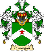 Irish Family Coat of Arms (v.25a) O'Grogan or O'Groogan