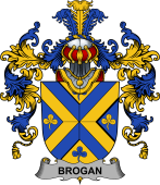 Irish Family Coat of Arms (v.25b) Brogan or O'Brogan