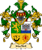 Scottish Family Coat of Arms (v.25) MacNeil or MacNeill