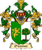 Irish Family Coat of Arms (v.25a) O'Connor (Sligo)
