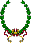 Laurel Wreath 12 (Large Ribbon)