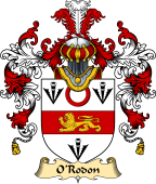 Irish Family Coat of Arms (v.25a) O'Rodon or Rodden