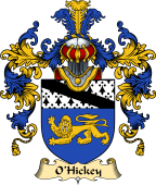 Irish Family Coat of Arms (v.25a) O'Hickey I
