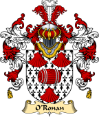 Irish Family Coat of Arms (v.25a) O'Ronan (Limerick)