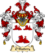 Irish Family Coat of Arms (v.25a) O'Slattery