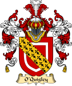 Irish Family Coat of Arms (v.25a) O'Quigley