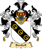 Scottish Family Coat of Arms (v.25) Bunkell or Bunell