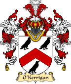 Irish Family Coat of Arms (v.25a) O'Kerrigan