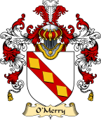 Irish Family Coat of Arms (v.25a) O'Merry