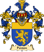 Scottish Family Coat of Arms (v.25) Ponton