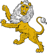 Lion Rampant Guardant Holding TMP