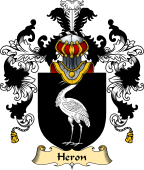 Scottish Family Coat of Arms (v.25) Heron