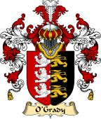 Irish Family Coat of Arms (v.25a) O'Grady