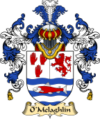 Irish Family Coat of Arms (v.25a) O'Melaghlin or MacLoughlin