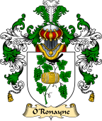 Irish Family Coat of Arms (v.25a) O'Ronayne