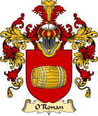 Irish Family Coat of Arms (v.25a) O'Ronan