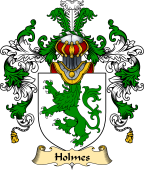 Irish Family Coat of Arms (v.25a) Holmes