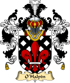 Irish Family Coat of Arms (v.25a) O'Halpin I