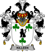Irish Family Coat of Arms (v.25b) Killeen or O'Killeen