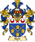 Scottish Family Coat of Arms (v.25) Speir