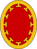 Oval Shield-Bordure Potentee