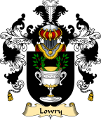 Irish Family Coat of Arms (v.25a) Lowry or O'Lavery