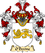 Irish Family Coat of Arms (v.25a) O'Duane, O' Devine II