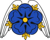 Heraldic Rose Winged