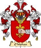 Irish Family Coat of Arms (v.25a) O'Mohan or Mohun