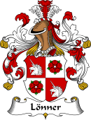 German Wappen Coat of Arms for Lönner