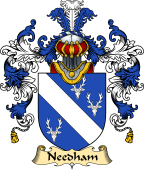 Irish Family Coat of Arms (v.25a) Needham or O'Nee