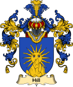 Scottish Family Coat of Arms (v.25) Hill