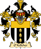 Irish Family Coat of Arms (v.25a) O'Kelleher
