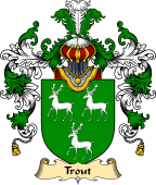 Scottish Family Coat of Arms (v.25) Trout