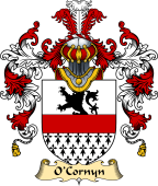 Irish Family Coat of Arms (v.25a) O'Cornyn