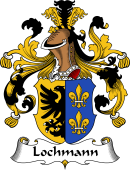 German Wappen Coat of Arms for Lochmann