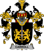 Irish Family Coat of Arms (v.25b) Carroll or O'Carroll