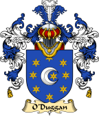 Irish Family Coat of Arms (v.25a) O'Duggan