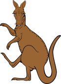 Kangaroo Rampant Guardant