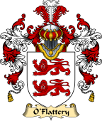 Irish Family Coat of Arms (v.25a) O'Flattery